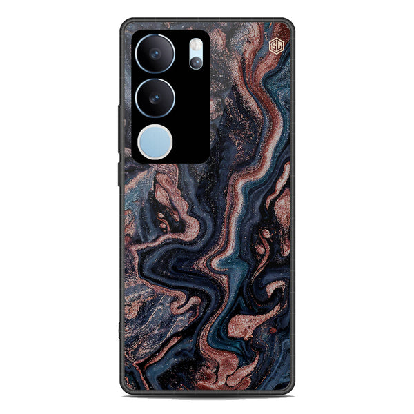 Marble Series Soft Phone Case - Premium Glass Case - Design 4 - Vivo V29