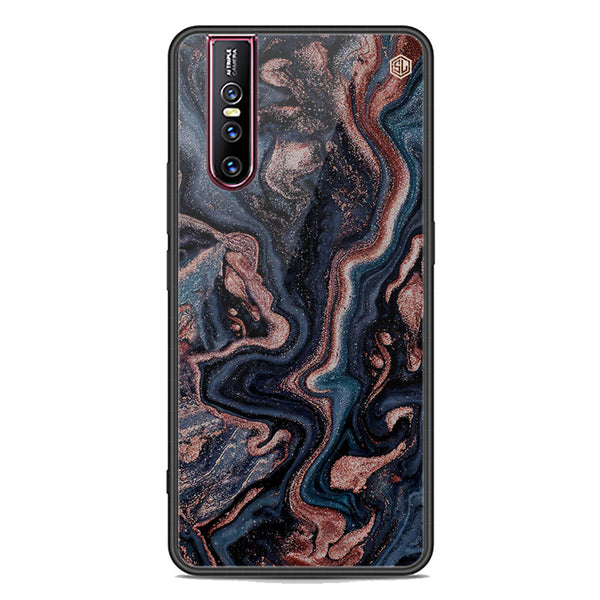 Marble Series Soft Phone Case - Premium Glass Case - Design 4 - Vivo V15 Pro