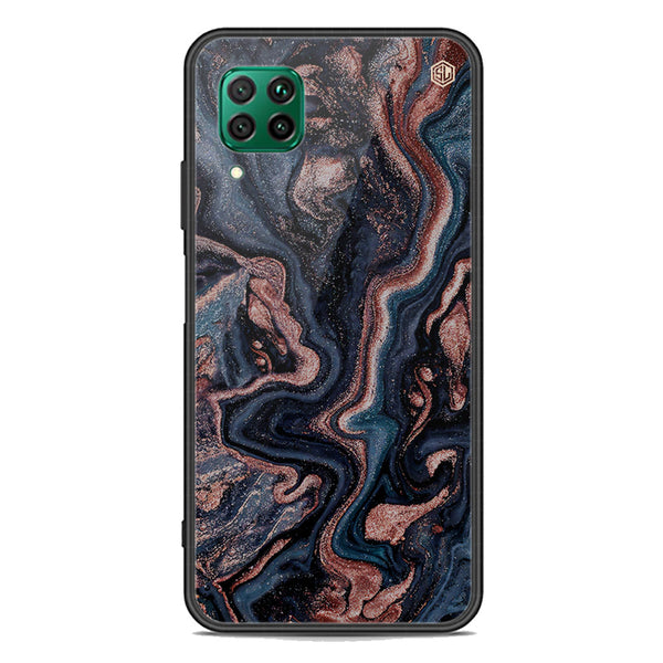 Marble Series Soft Phone Case - Premium Glass Case - Design 4 - Huawei Nova 6 SE
