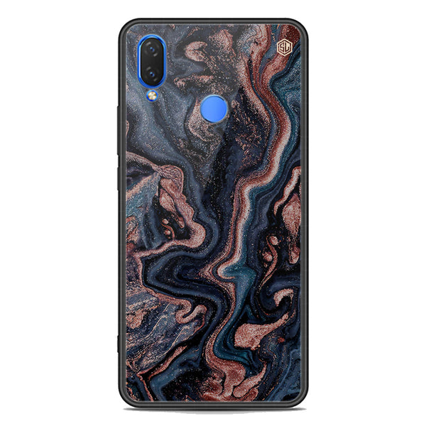 Marble Series Soft Phone Case - Premium Glass Case - Design 4 - Huawei Nova 3