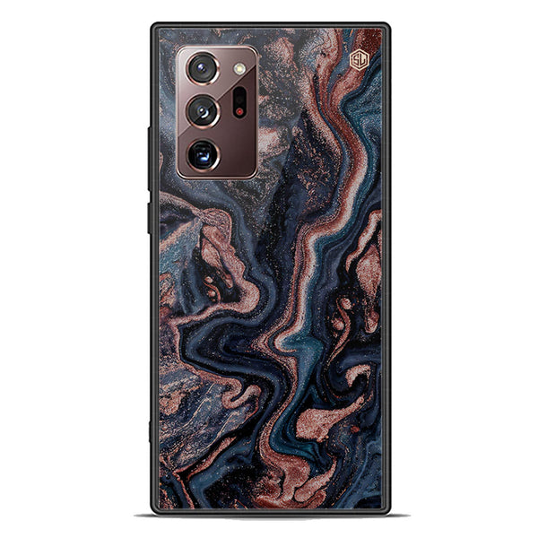 Marble Series Soft Phone Case - Premium Glass Case - Design 4 - Samsung Galaxy Note 20 Ultra