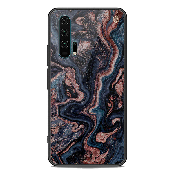 Marble Series Soft Phone Case - Premium Glass Case - Design 4 - Honor 20