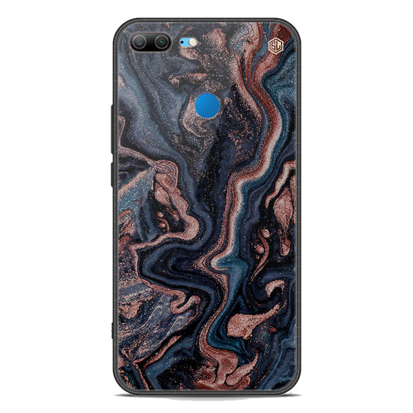 Marble Series Soft Phone Case - Premium Glass Case - Design 4 - Huawei Honor 9 Lite