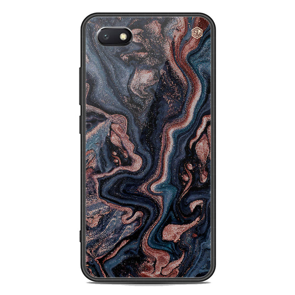 Marble Series Soft Phone Case - Premium Glass Case - Design 4 - Huawei Honor 7S