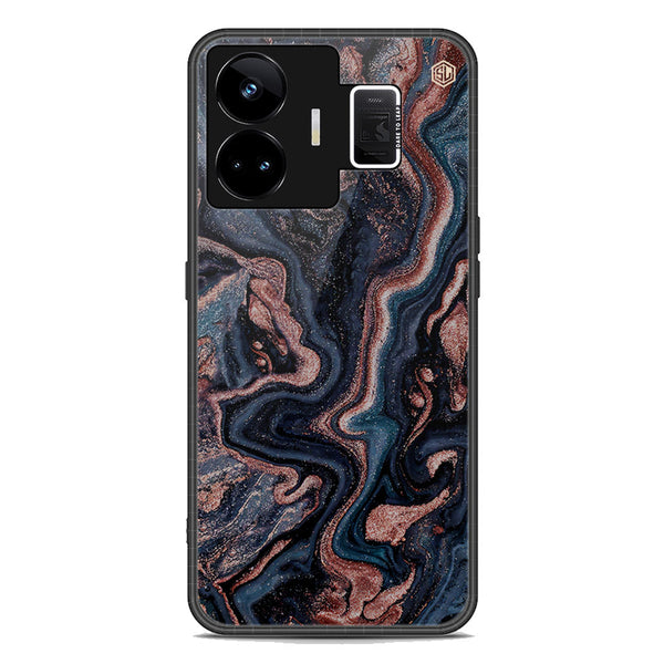 Marble Series Soft Phone Case - Premium Glass Case - Design 4 - Realme GT3
