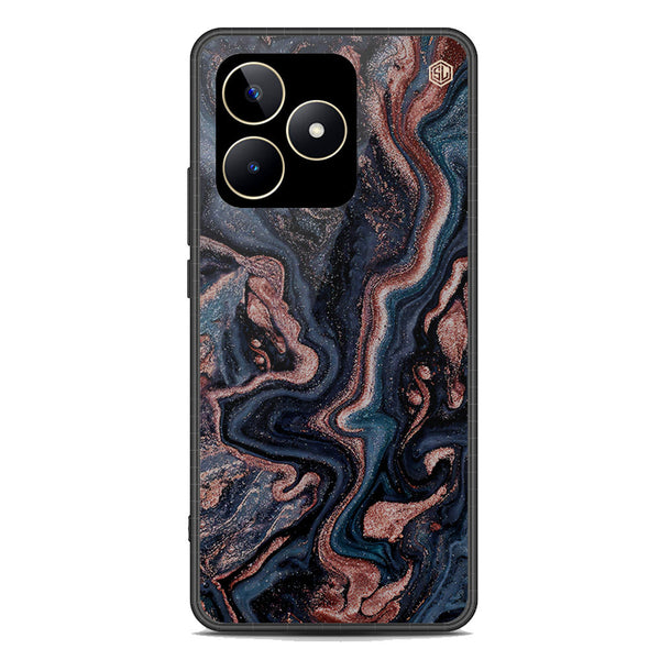 Marble Series Soft Phone Case - Premium Glass Case - Design 4 - Realme C53