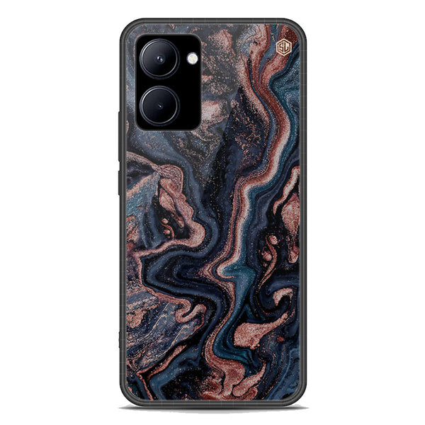 Marble Series Soft Phone Case - Premium Glass Case - Design 4 - Realme C33