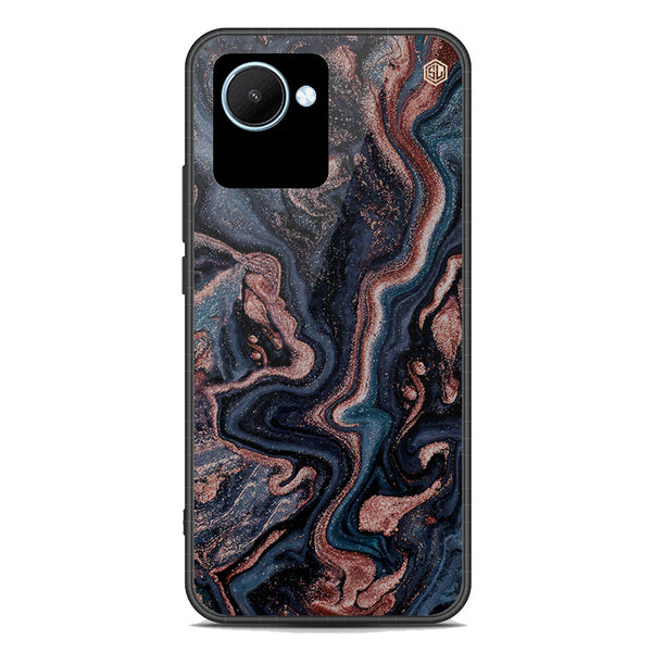 Marble Series Soft Phone Case - Premium Glass Case - Design 4 - Realme C30