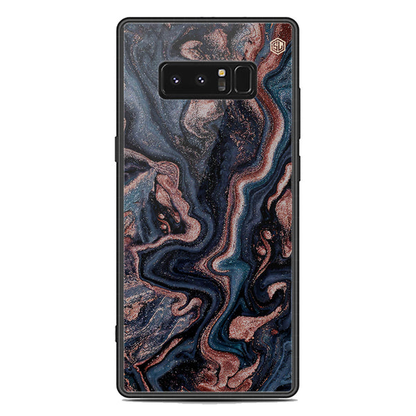 Marble Series Soft Phone Case - Premium Glass Case - Design 4 - Samsung Galaxy Note 8