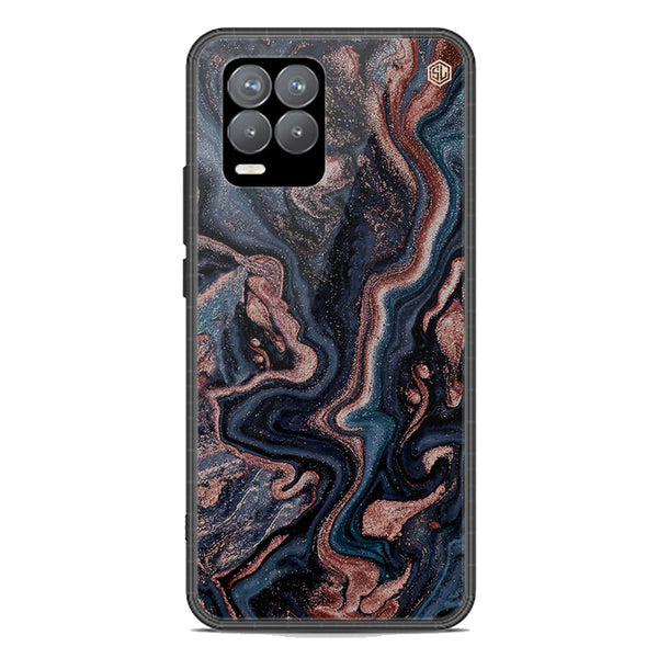 Marble Series Soft Phone Case - Premium Glass Case - Design 4 - Realme 8