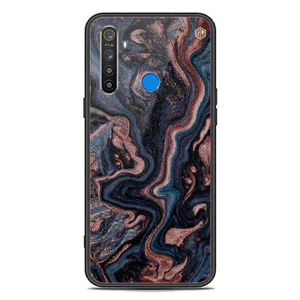 Marble Series Soft Phone Case - Premium Glass Case - Design 4 - Realme 5