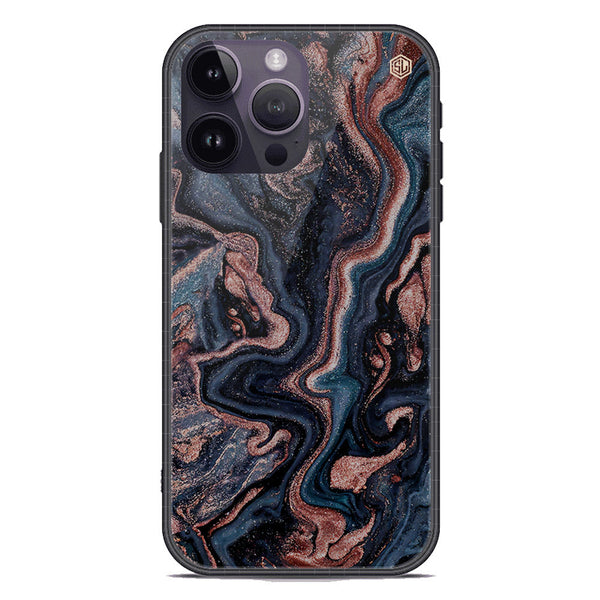 Marble Series Soft Phone Case - Premium Glass Case - Design 4 - iPhone 14 Pro Max