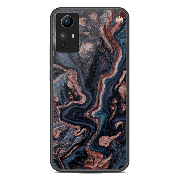 Marble Series Soft Phone Case - Premium Glass Case - Design 4 - Xiaomi Redmi Note 12S
