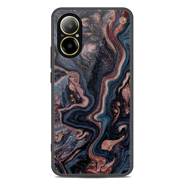 Marble Series Soft Phone Case - Premium Glass Case - Design 4 - Realme C67 4G