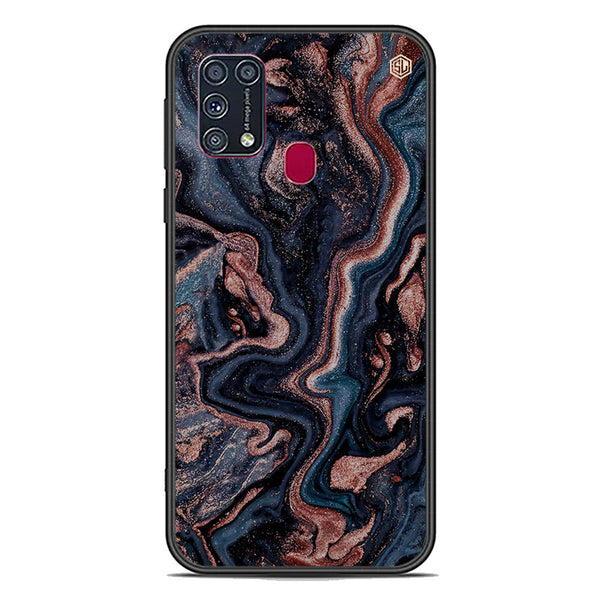 Marble Series Soft Phone Case - Premium Glass Case - Design 4 - Samsung Galaxy M31