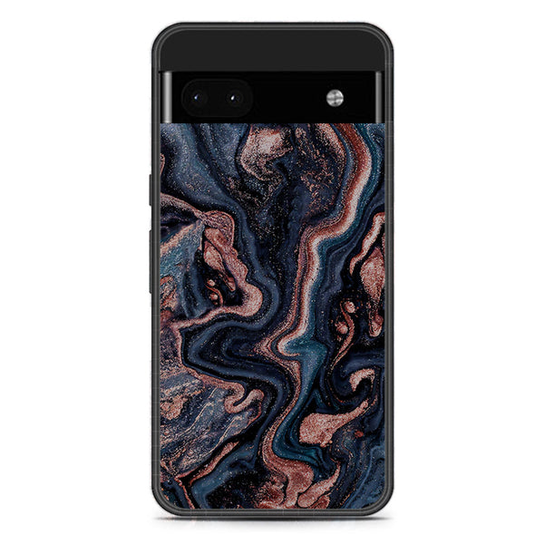 Marble Series Soft Phone Case - Metal Case - Design 4 - Google Pixel 7