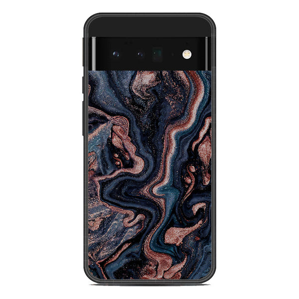 Marble Series Soft Phone Case - Metal Case - Design 4 - Google Pixel 6 Pro