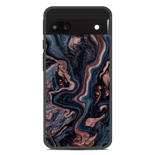 Marble Series Soft Phone Case - Metal Case - Design 4 - Google Pixel 6a