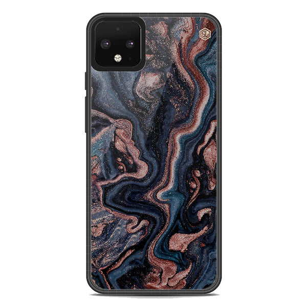 Marble Series Soft Phone Case - Metal Case - Design 4 - Google Pixel 4 XL