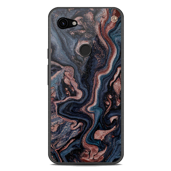 Marble Series Soft Phone Case - Metal Case - Design 4 - Google Pixel 3a XL