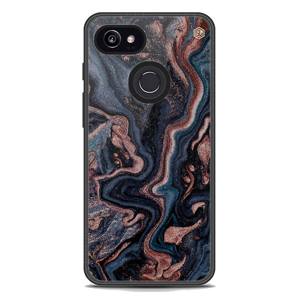 Marble Series Soft Phone Case - Metal Case - Design 4 - Google Pixel 3