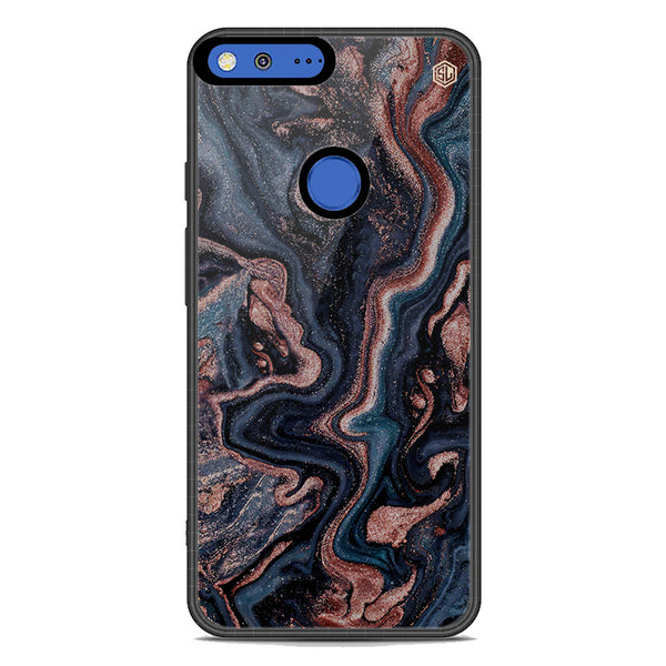 Marble Series Soft Phone Case - Metal Case - Design 4 - Google Pixel XL