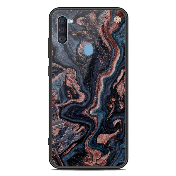 Marble Series Soft Phone Case - Premium Glass Case - Design 4 - Samsung Galaxy M11