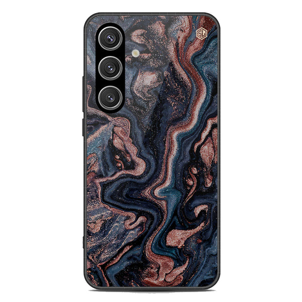Marble Series Soft Phone Case - Premium Glass Case - Design 4 - Samsung Galaxy S24 Plus