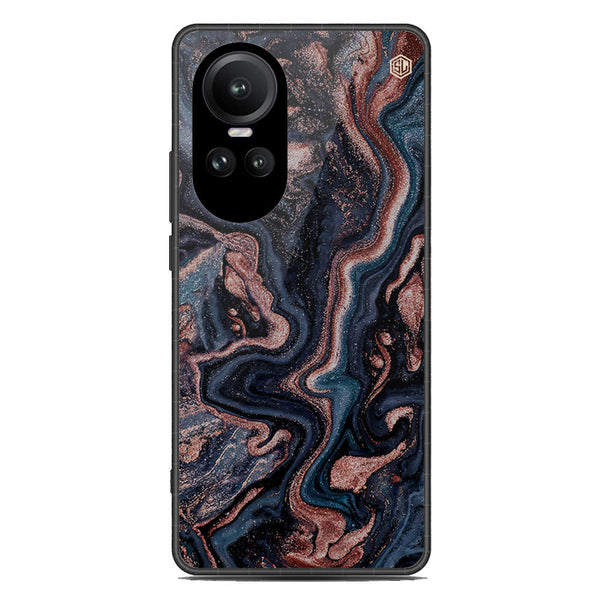 Marble Series Soft Phone Case - Premium Glass Case - Design 4 - Oppo Reno 10 Pro