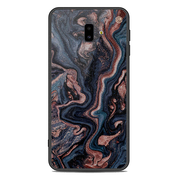 Marble Series Soft Phone Case - Premium Glass Case - Design 4 - Samsung Galaxy J6 Plus 2018