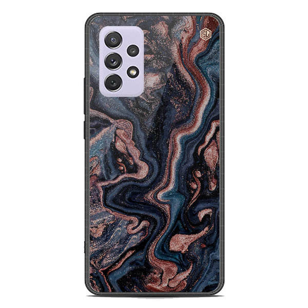 Marble Series Soft Phone Case - Premium Glass Case - Design 4 - Samsung Galaxy A72