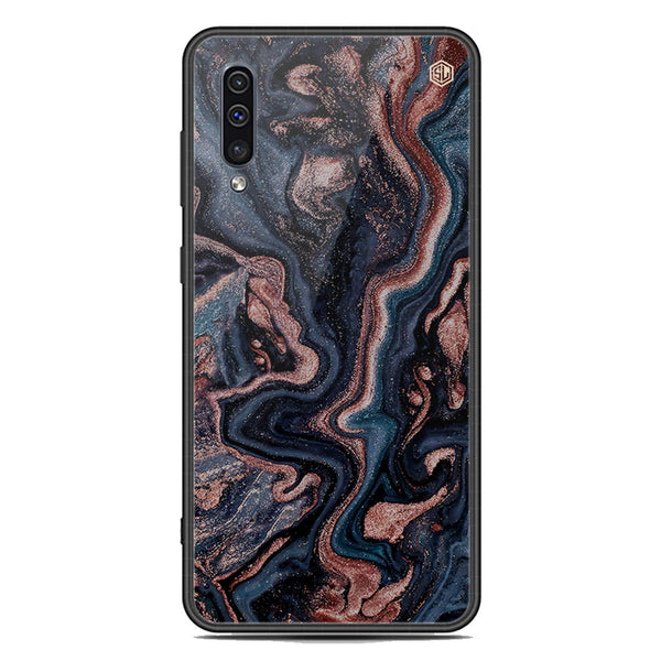 Marble Series Soft Phone Case - Premium Glass Case - Design 4 - Samsung Galaxy A50