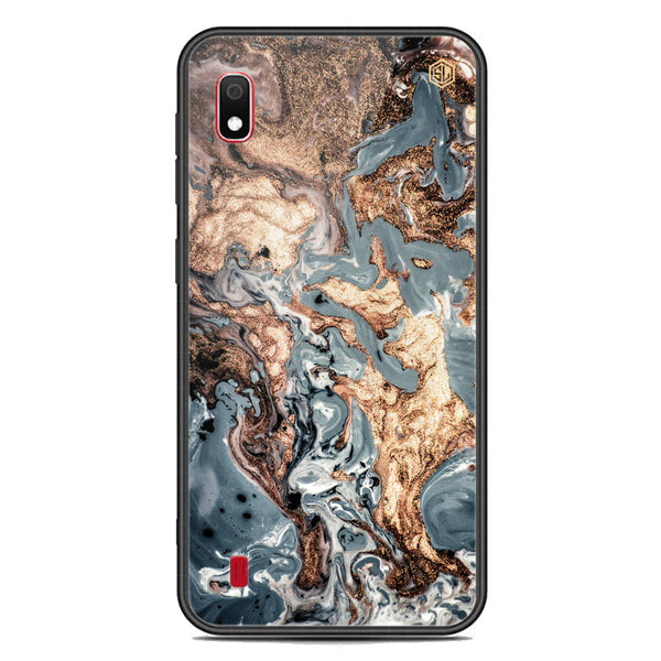 Marble Series Soft Phone Case - Premium Glass Case - Design 5 - Samsung Galaxy A10