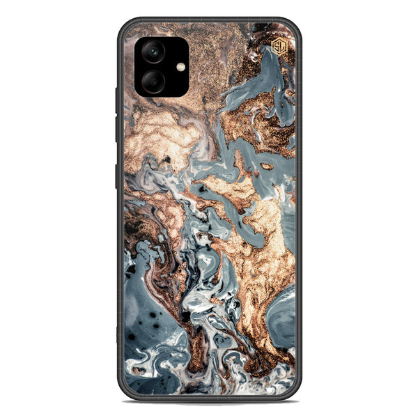 Marble Series Soft Phone Case - Premium Glass Case - Design 5 - Samsung Galaxy A04e
