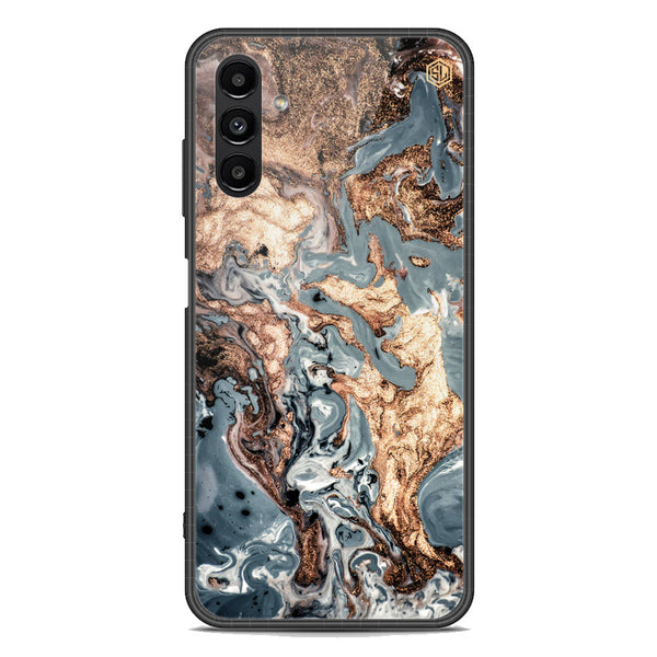 Marble Series Soft Phone Case - Premium Glass Case - Design 5 - Samsung Galaxy A04s
