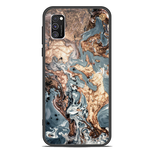 Marble Series Soft Phone Case - Premium Glass Case - Design 5 - Samsung Galaxy A03s