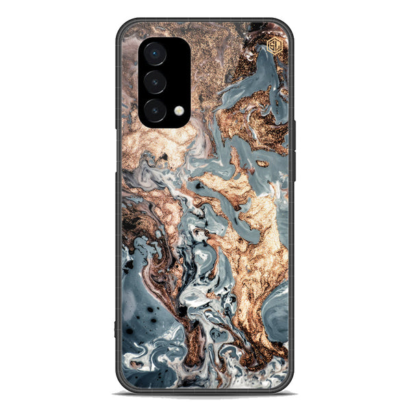 Marble Series Soft Phone Case - Premium Glass Case - Design 5 - OnePlus Nord N200 5G