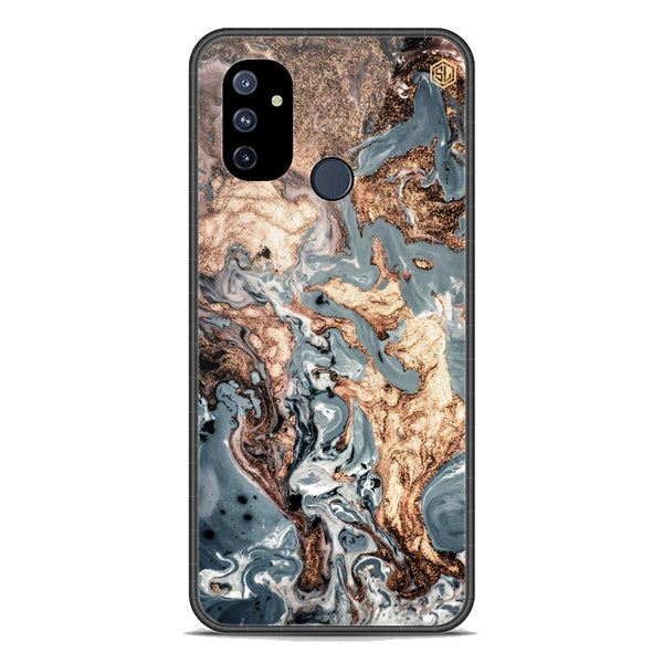 Marble Series Soft Phone Case - Premium Glass Case - Design 5 - OnePlus Nord N100