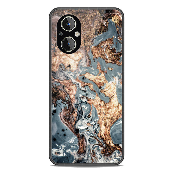 Marble Series Soft Phone Case - Premium Glass Case - Design 5 - OnePlus Nord N20 5G