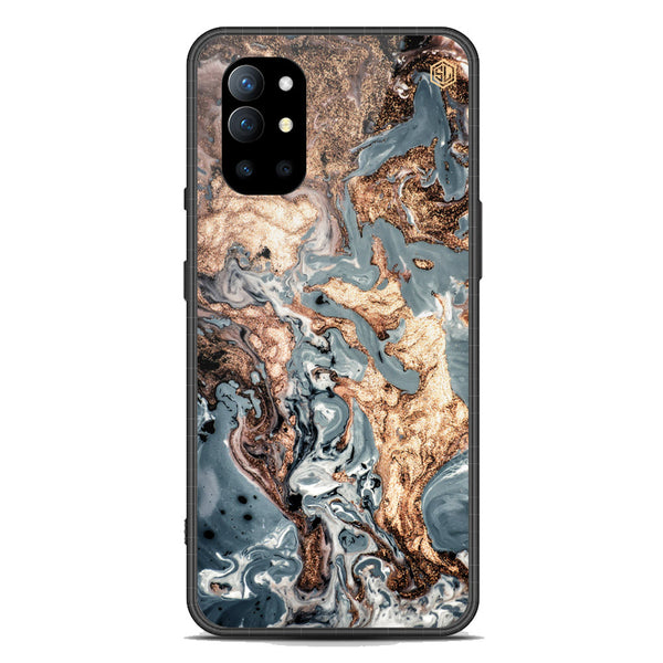 Marble Series Soft Phone Case - Premium Glass Case - Design 5 - OnePlus 9R
