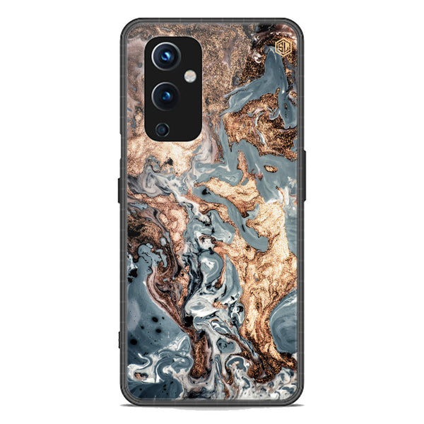 Marble Series Soft Phone Case - Premium Glass Case - Design 5 - OnePlus 9