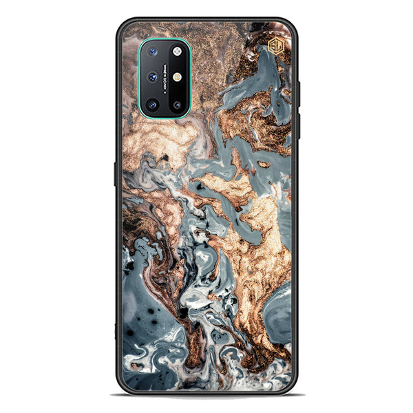 Marble Series Soft Phone Case - Premium Glass Case - Design 5 - OnePlus 8T
