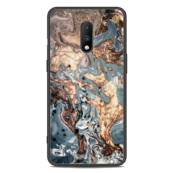 Marble Series Soft Phone Case - Premium Glass Case - Design 5 - OnePlus 7