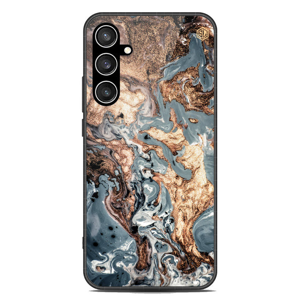Marble Series Soft Phone Case - Premium Glass Case - Design 5 - Samsung Galaxy S23 FE
