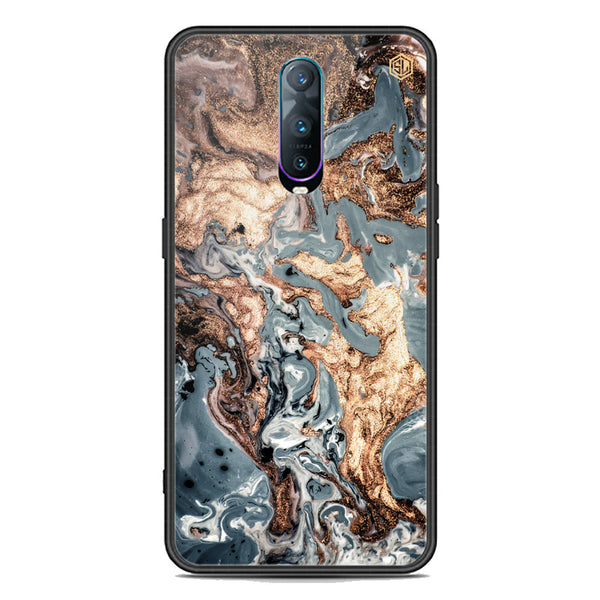 Marble Series Soft Phone Case - Premium Glass Case - Design 5 - Oppo R17 Pro