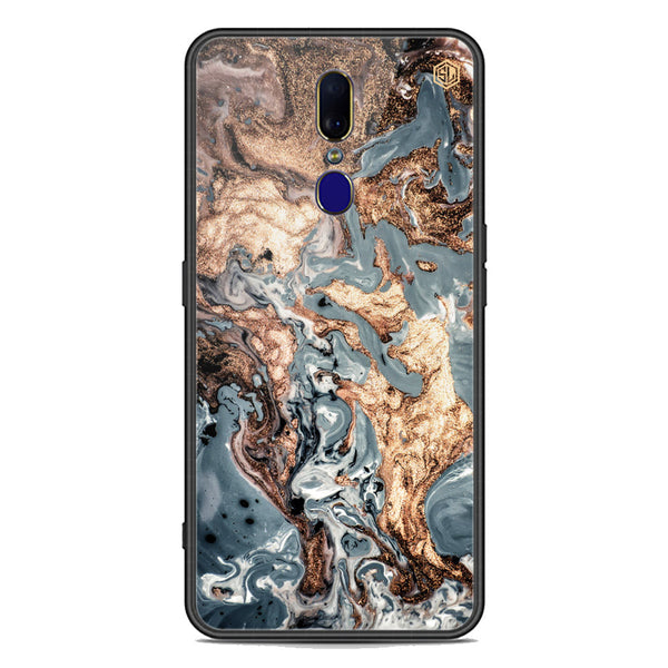 Marble Series Soft Phone Case - Premium Glass Case - Design 5 - Oppo F11