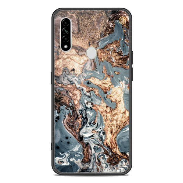 Marble Series Soft Phone Case - Premium Glass Case - Design 5 - Oppo A31