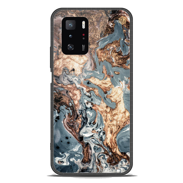 Marble Series Soft Phone Case - Premium Glass Case - Design 5 - Xiaomi Redmi Note 10 Pro 5G