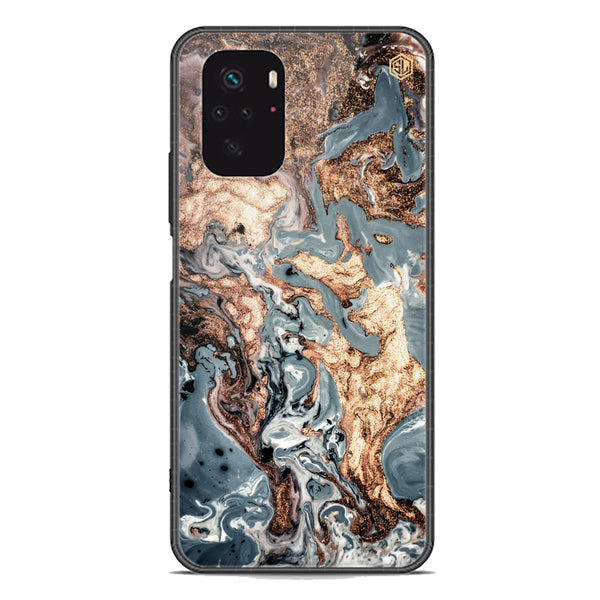 Marble Series Soft Phone Case - Premium Glass Case - Design 5 - Xiaomi Redmi Note 10S