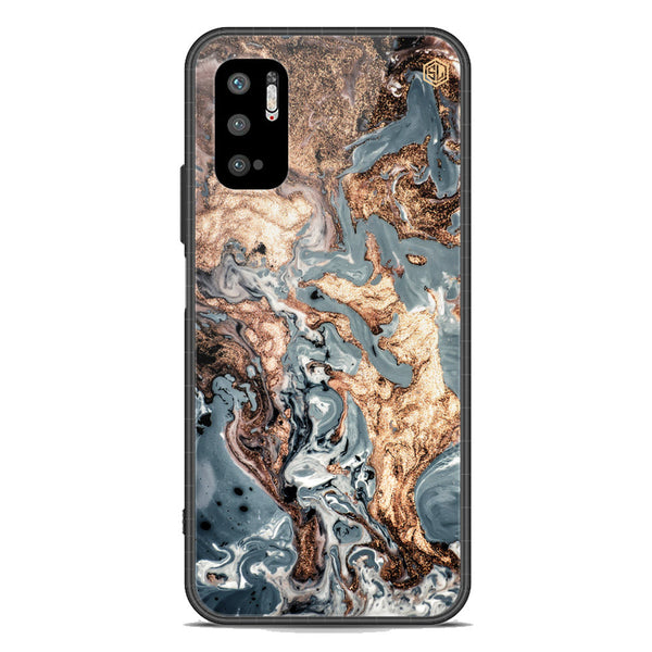 Marble Series Soft Phone Case - Premium Glass Case - Design 5 - Xiaomi Redmi Note 10 5G